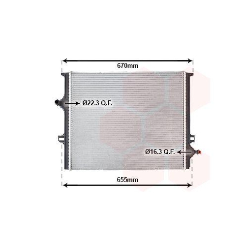 VAN WEZEL Kühler, Motorkühlung