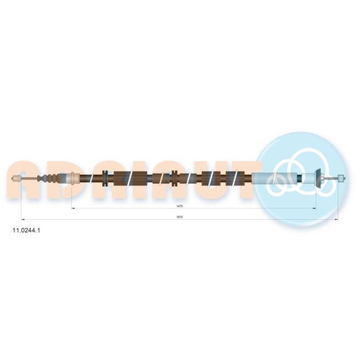 ADRIAUTO Seilzug, Feststellbremse 11.0244.1