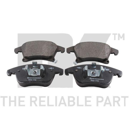 NK Bremsbelagsatz, Scheibenbremse 222586