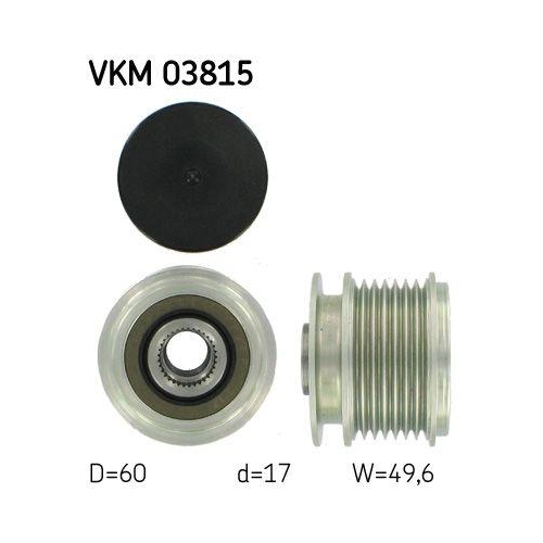 SKF Generatorfreilauf VKM 03815