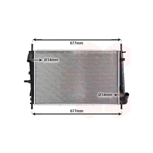 VAN WEZEL K&uuml;hler, Motork&uuml;hlung 18002338