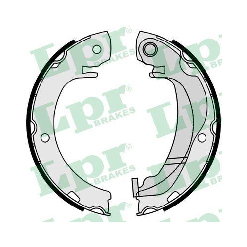 LPR Bremsbackensatz, Feststellbremse