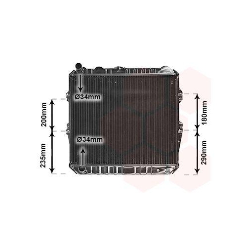 VAN WEZEL K&uuml;hler, Motork&uuml;hlung 53002134