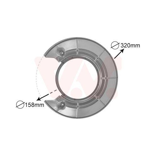 VAN WEZEL Spritzblech, Bremsscheibe 4730373