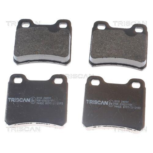 TRISCAN Bremsbelagsatz, Scheibenbremse 8110 24892
