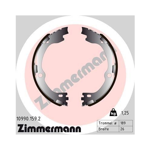 ZIMMERMANN Bremsbackensatz, Feststellbremse 10990.159.2