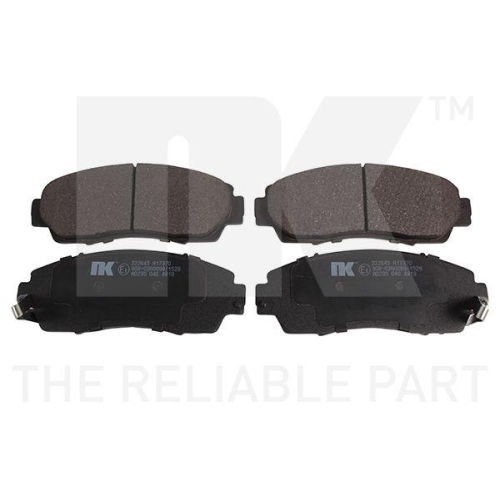 NK Bremsbelagsatz, Scheibenbremse 222645