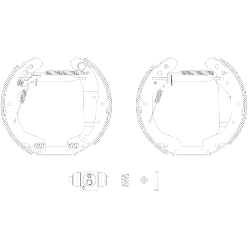 TEXTAR Bremsbackensatz Shoe Kit Pro 84049002