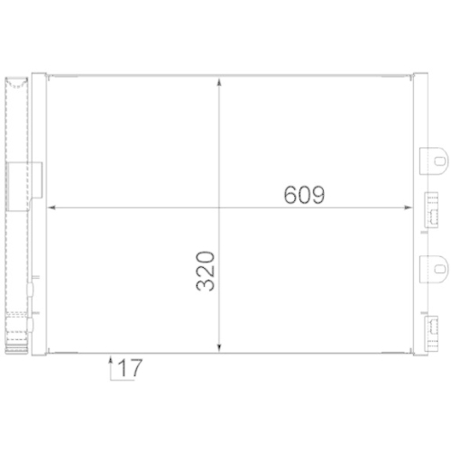 MAHLE Kondensator, Klimaanlage BEHR AC 561 000S