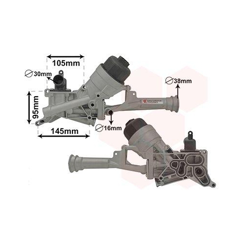 VAN WEZEL Geh&auml;use, &Ouml;lfilter *** IR PLUS ***