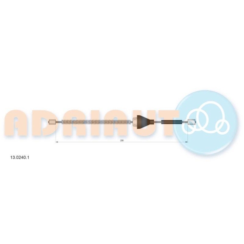 ADRIAUTO Seilzug, Feststellbremse 13.0240.1