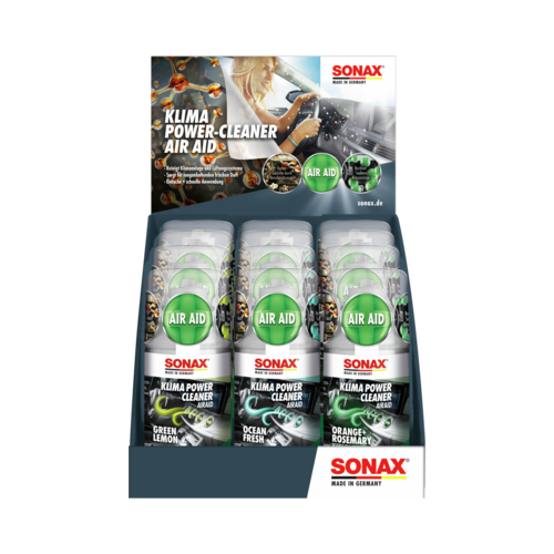 KlimaPowerCleaner AirAid Thekendisplay gemischt SONAX 03238410