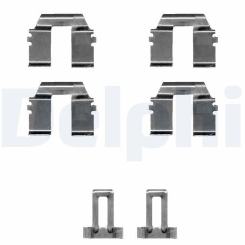 DELPHI Zubehörsatz, Scheibenbremsbelag LX0335