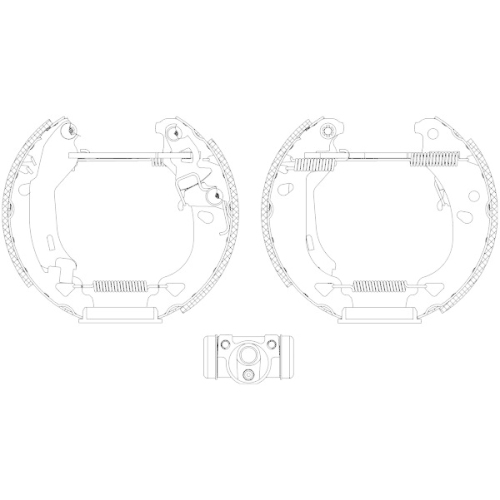 TEXTAR Bremsbackensatz Shoe Kit Pro 84049200