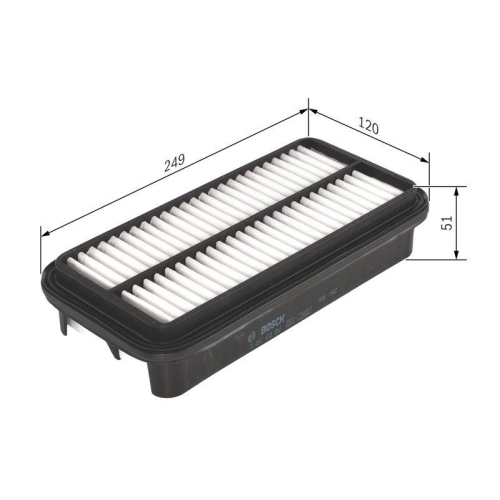 BOSCH Luftfilter 1 457 433 957