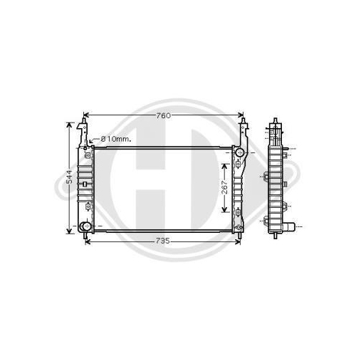 DIEDERICHS K&uuml;hler, Motork&uuml;hlung DIEDERICHS Climate DCM2675