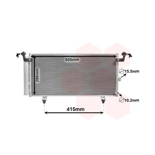 VAN WEZEL Kondensator, Klimaanlage *** IR PLUS *** 51005084