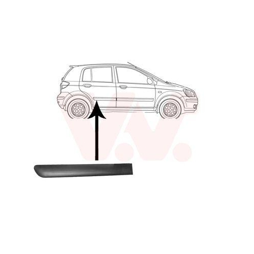 VAN WEZEL Zier-/Schutzleiste, T&uuml;r 8252426