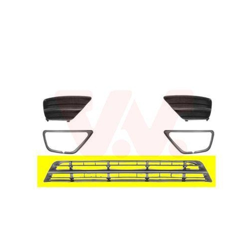 VAN WEZEL L&uuml;ftungsgitter, Sto&szlig;f&auml;nger ** Equipart ** 1861590