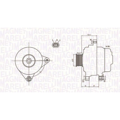 MAGNETI MARELLI Generator 063731792010