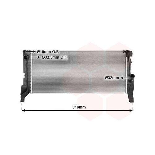 VAN WEZEL Kühler, Motorkühlung
