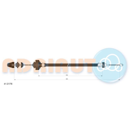 ADRIAUTO Seilzug, Kupplungsbet&auml;tigung 41.0176