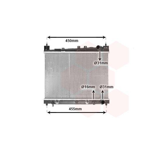 VAN WEZEL K&uuml;hler, Motork&uuml;hlung 53002259