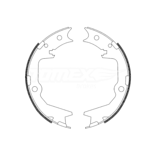 TOMEX Brakes Bremsbackensatz TX 22-39