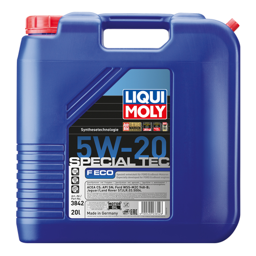 LIQUI MOLY Motor&ouml;l Special Tec F Eco, 5W-20, 20-Liter Kanister - Art.Nr. 3842