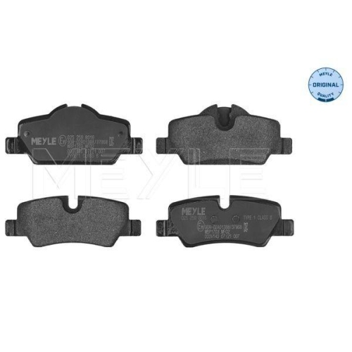 MEYLE Bremsbelagsatz, Scheibenbremse MEYLE-ORIGINAL: True to OE. 025 259 8016