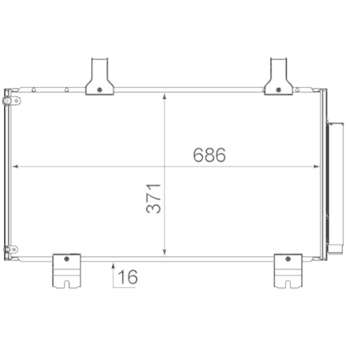 MAHLE Kondensator, Klimaanlage BEHR AC 610 000S