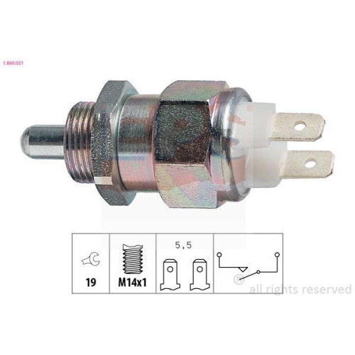 EPS Schalter, R&uuml;ckfahrleuchte Made in Italy - OE Equivalent