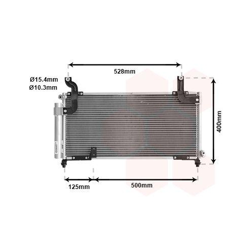 VAN WEZEL Kondensator, Klimaanlage 52005081