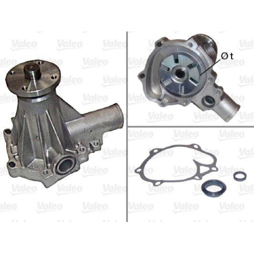 VALEO Wasserpumpe, Motork&uuml;hlung 506026
