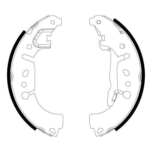 PAGID Bremsbackensatz H1822N
