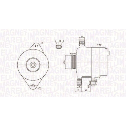 MAGNETI MARELLI Generator 063731793010