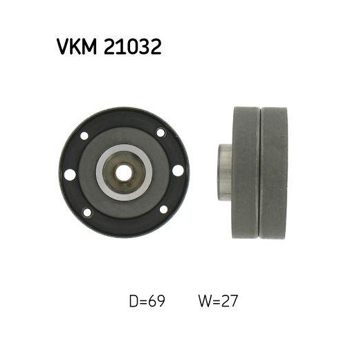 SKF Umlenk-/Führungsrolle, Zahnriemen VKM 21032