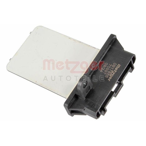 METZGER AUTOTEILE Widerstand, Innenraumgebl&auml;se 0917856