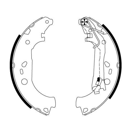 PAGID Bremsbackensatz H9970N