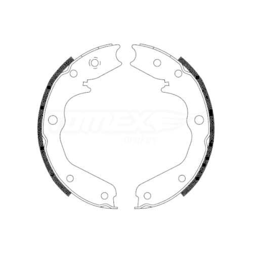 TOMEX Brakes Bremsbackensatz TX 22-43