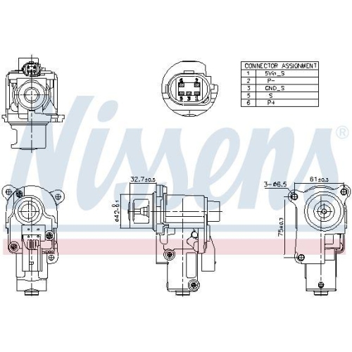 NISSENS AGR-Ventil ** FIRST FIT ** 98174