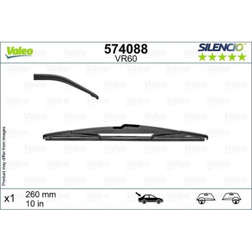 VALEO Wischblatt SILENCIO REAR 574088