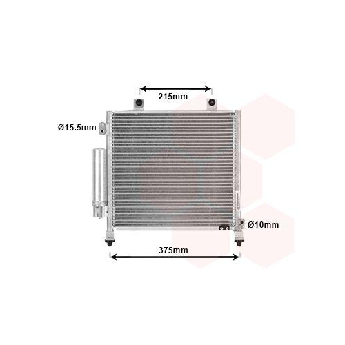 VAN WEZEL Kondensator, Klimaanlage 52005120