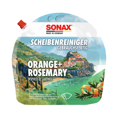 SONAX Scheibenreiniger Orange Rosmarin Fertigmischung 3 Liter 01614410