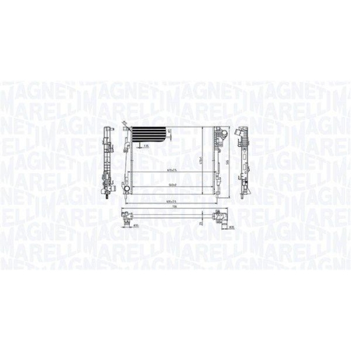 MAGNETI MARELLI K&uuml;hler, Motork&uuml;hlung 350213213600