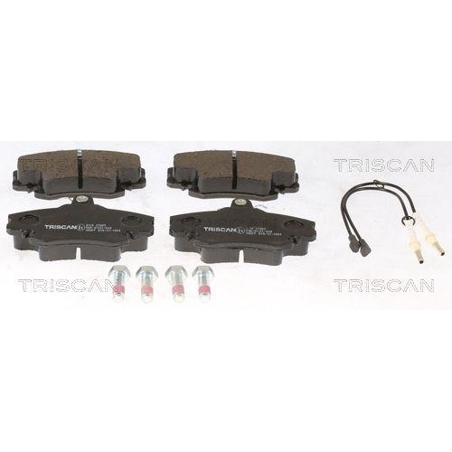TRISCAN Bremsbelagsatz, Scheibenbremse 8110 25005