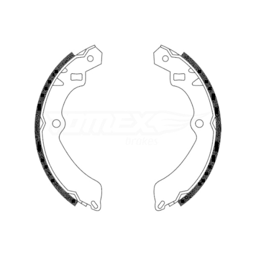 TOMEX Brakes Bremsbackensatz TX 22-46