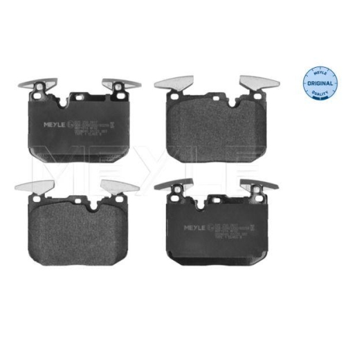 MEYLE Bremsbelagsatz, Scheibenbremse MEYLE-ORIGINAL: True to OE. 025 250 2817