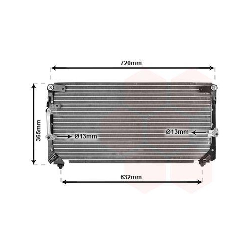 VAN WEZEL Kondensator, Klimaanlage 53005006
