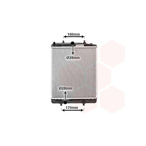 VAN WEZEL K&uuml;hler, Motork&uuml;hlung 53002359